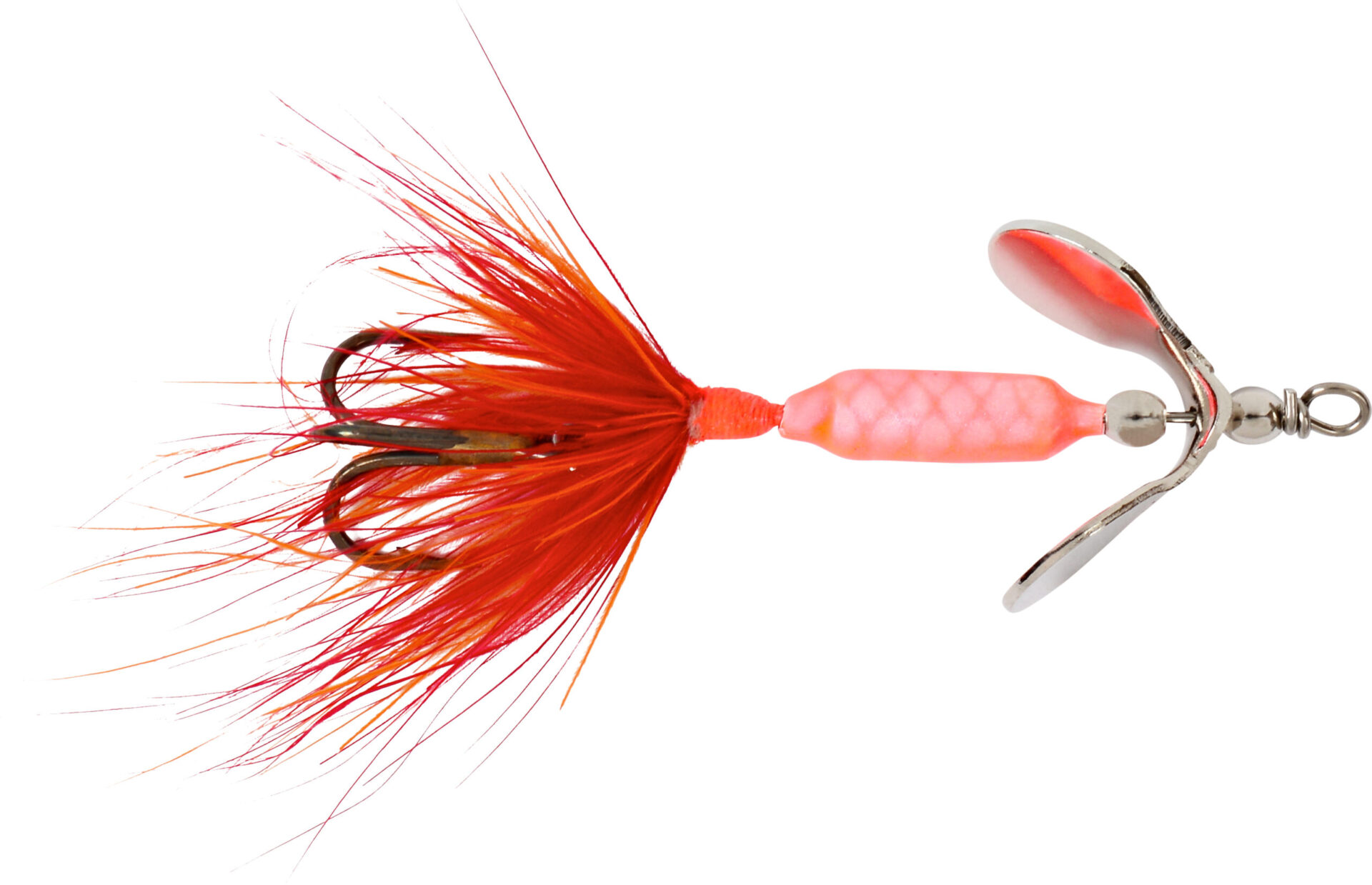 🐟 Northland Whistler Firetiger 1/4 oz Propeller Sonic Blade Jig (  #WH4N-22)