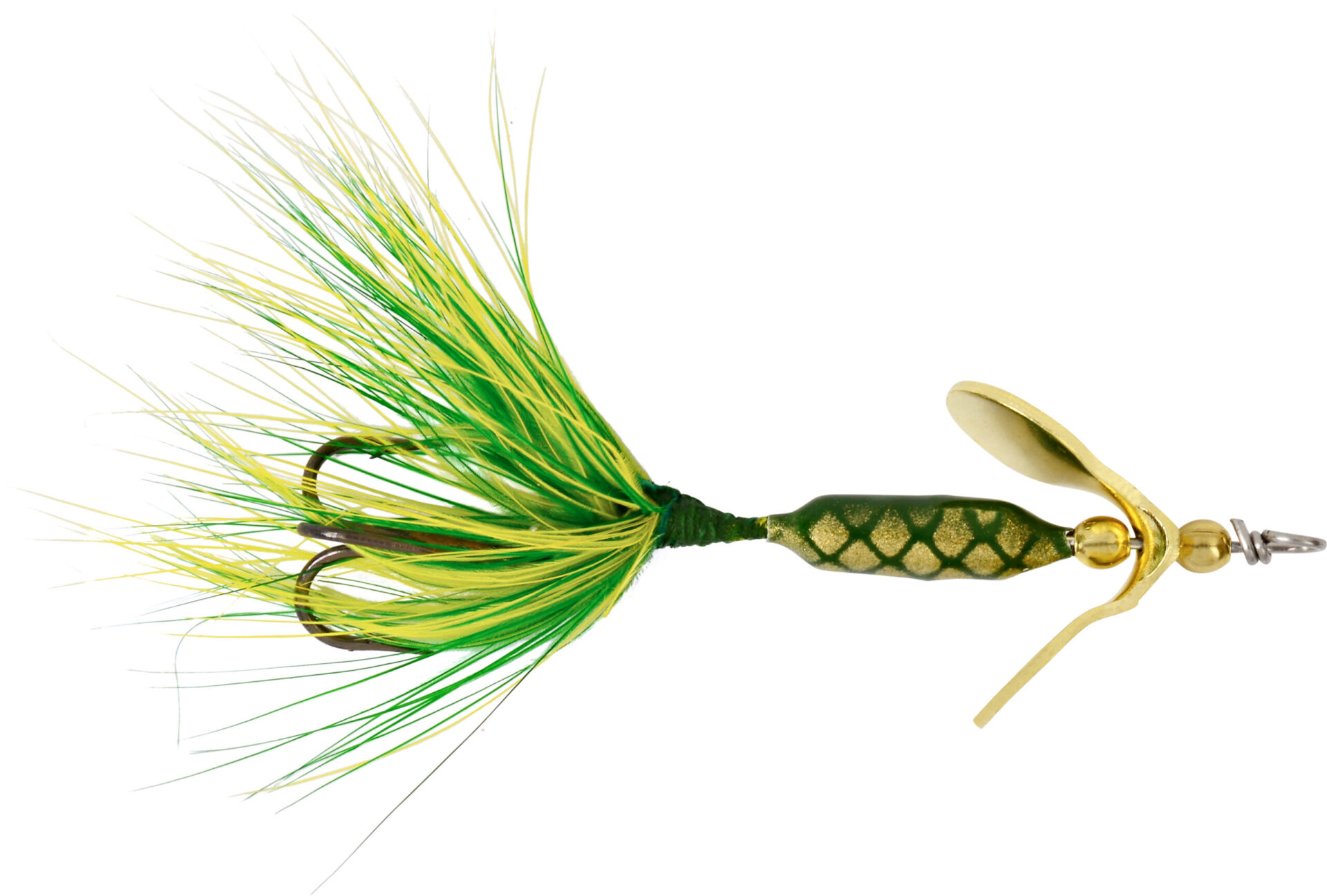 Prop Blade Rooster Tail®: 1/32 oz. - Treble - Yakima Bait