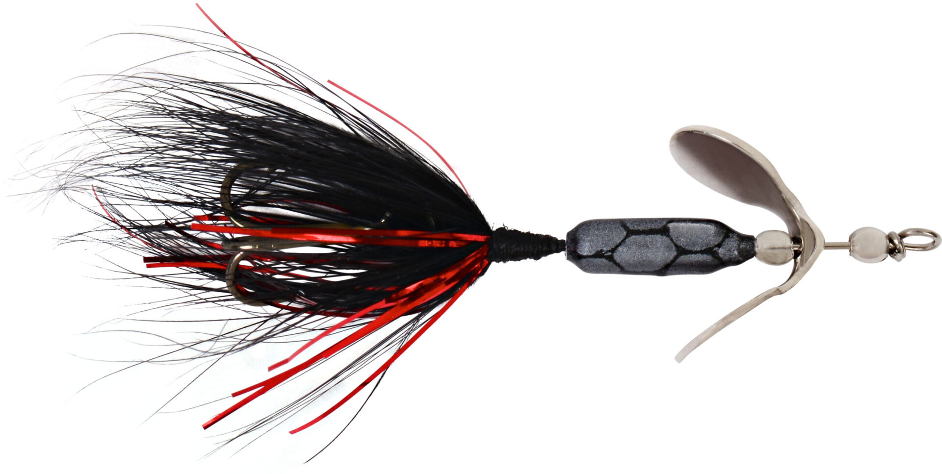 Prop Blade Rooster Tail®: 1/32 oz. - Treble - Yakima Bait