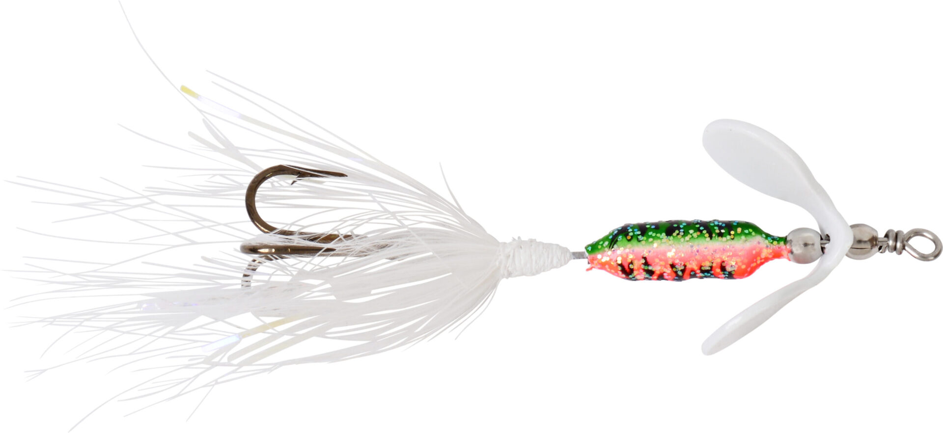 Twister Tail Lure Fishing Bait Isolated on White Background Stock