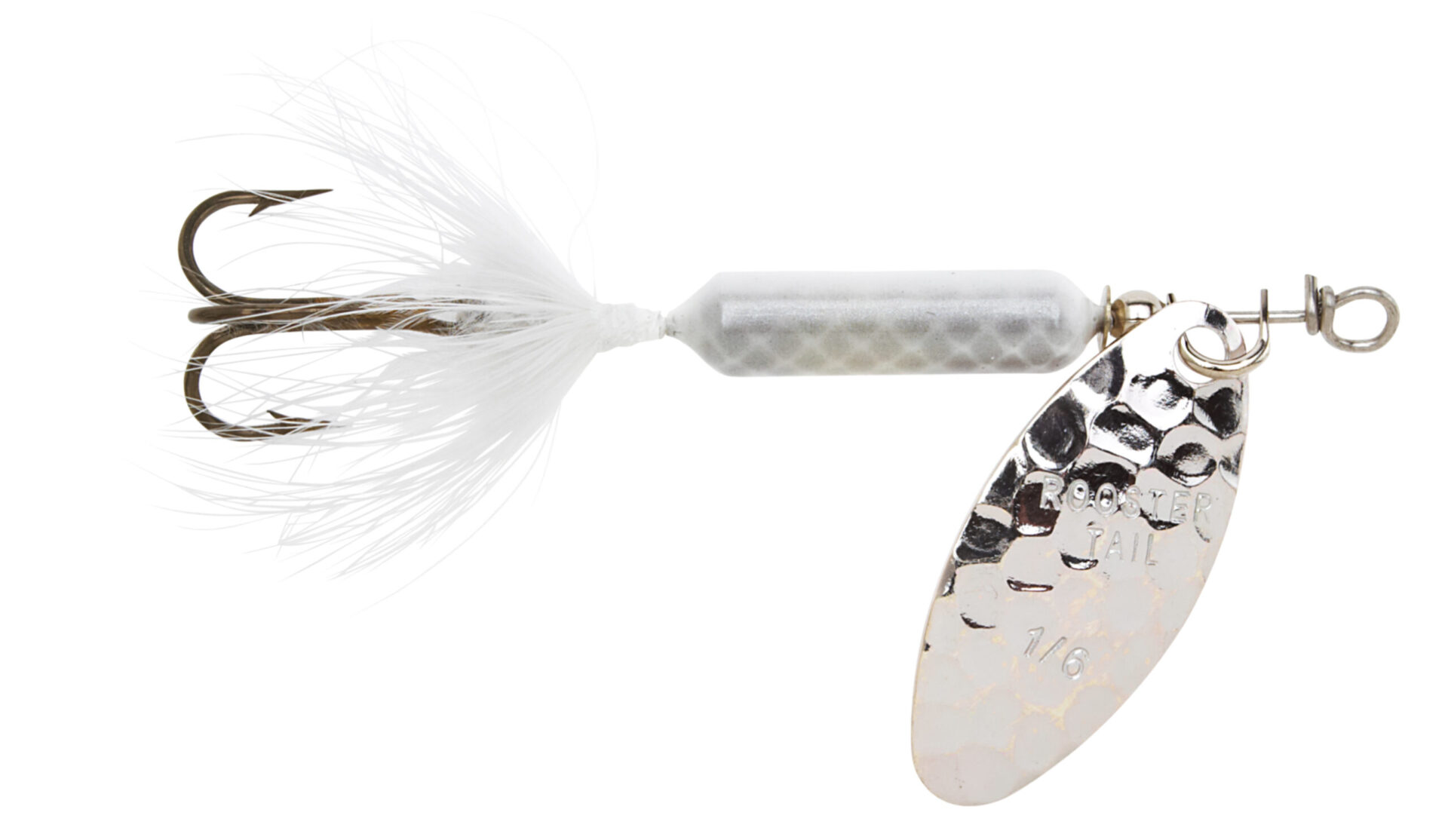 Hammered Blade Rooster Tail®: 1/16-1/4 oz. - Treble