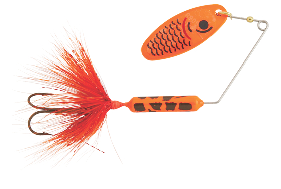 Yakima Bait Wordens Original Rooster Tail Spinner Lure, Fire Tiger,  3/8-Ounce