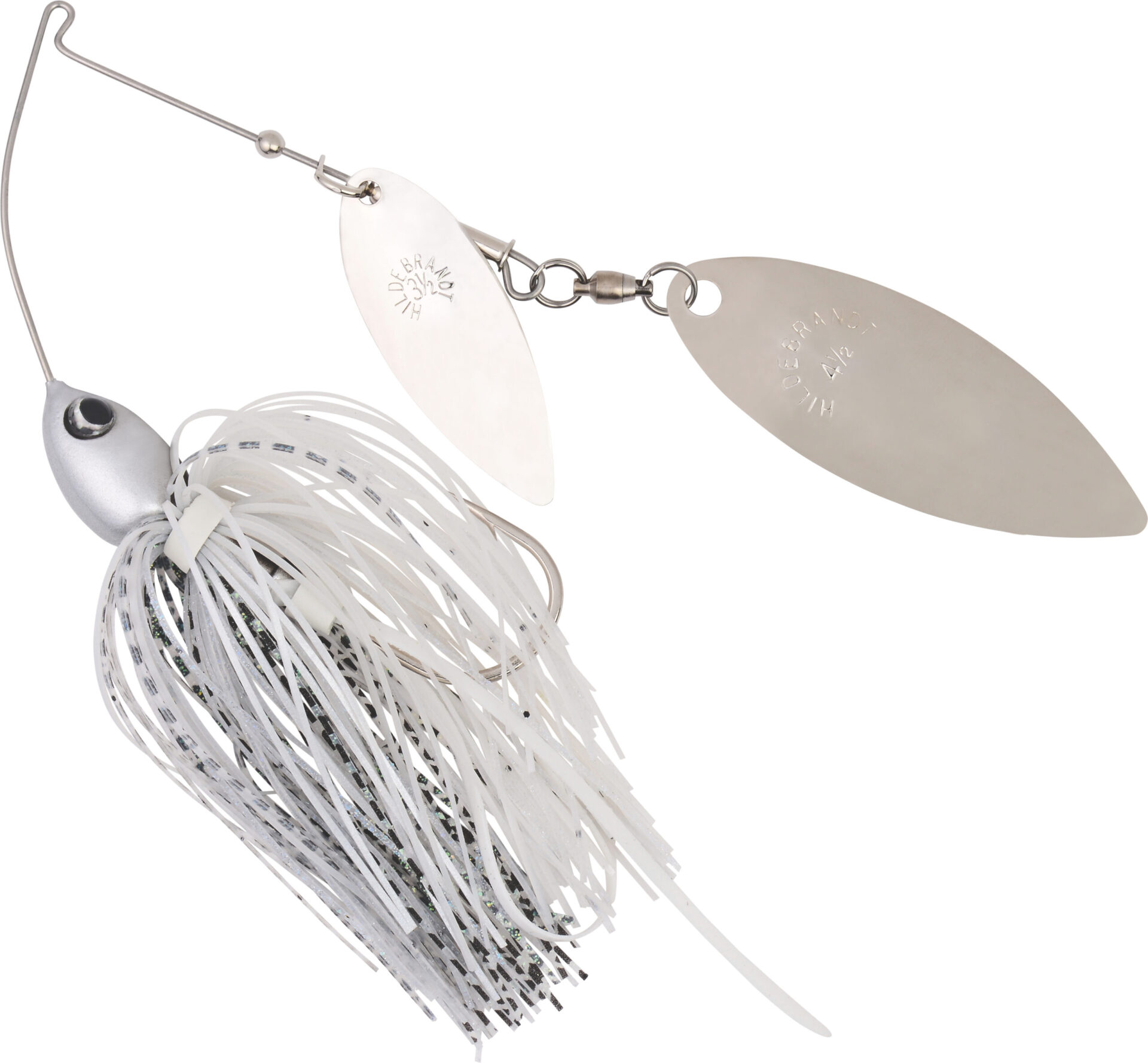 War Eagle Double Willow Spinnerbait White Gold / 3/8oz