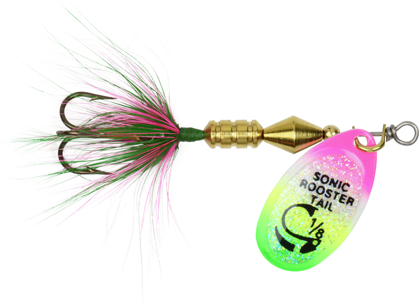 ROOSTER TAIL 208-BLC Fishing Lure, Casting, Jigging Spinner