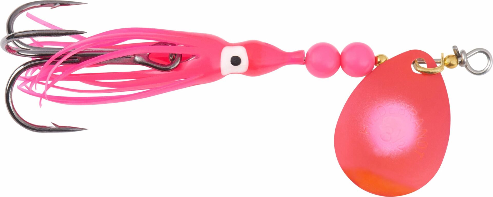 LUCKYSTR Red Flash Wiggler Spoon - 2 in.