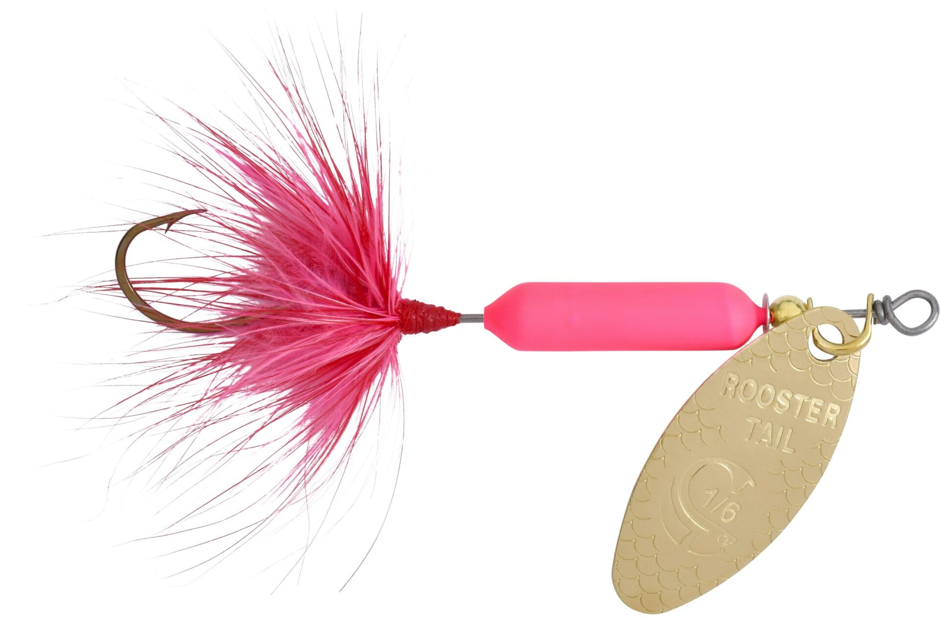 Otter Tail Straight Split Tail Bait, Pink