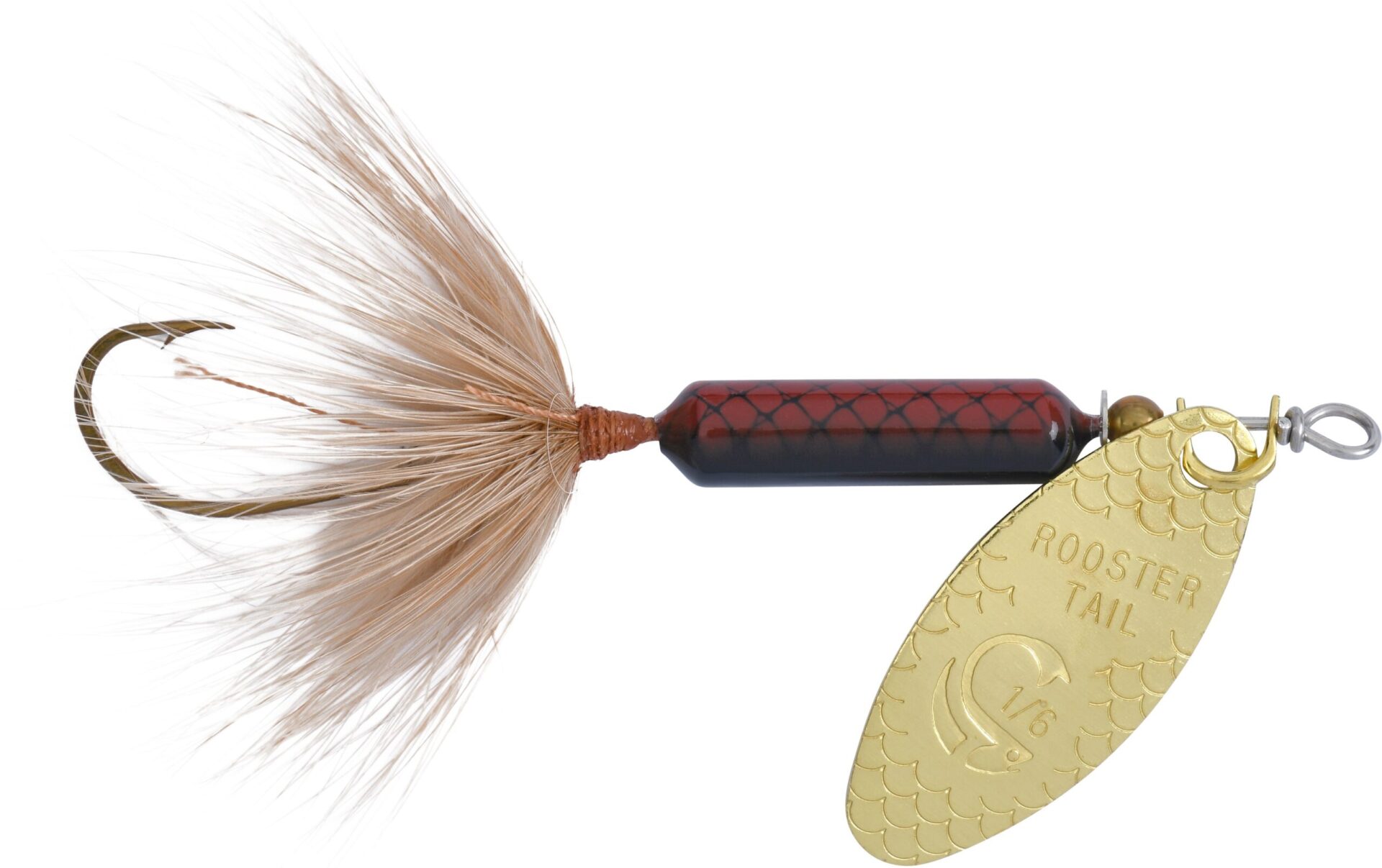 Yakima Bait Wordens Original Rooster Tail Spinner Lure, Brown, 1/4
