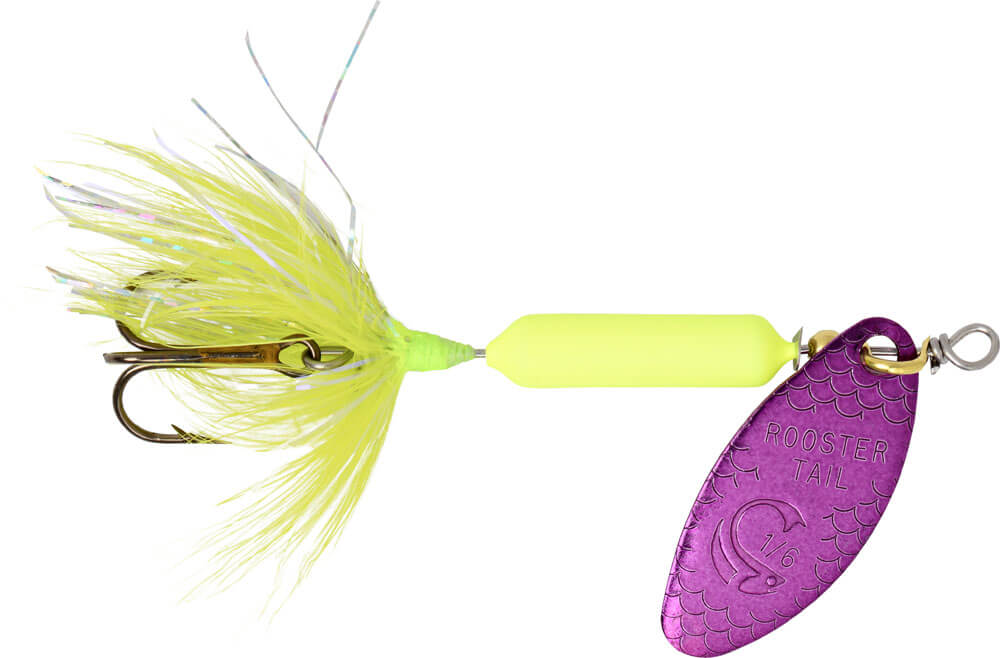 UV Rooster Tail®: 1/16-1/4 oz. - Treble