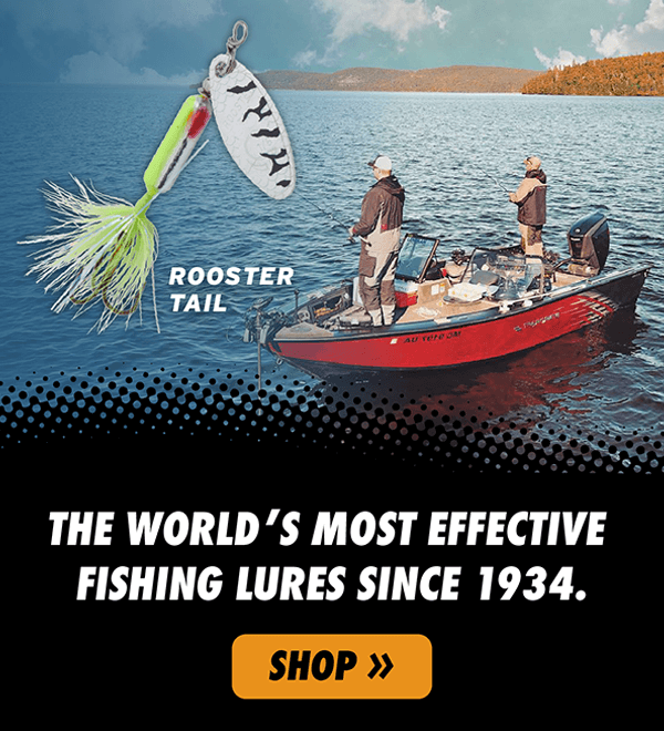 World;s Most Effective Fishing Lures since 1934 - Rooster Tail