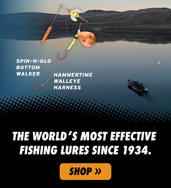 World;s Most Effective Fishing Lures since 1934 - Spin-N-Glo Bottom Walker Hammertime Walleye Harness